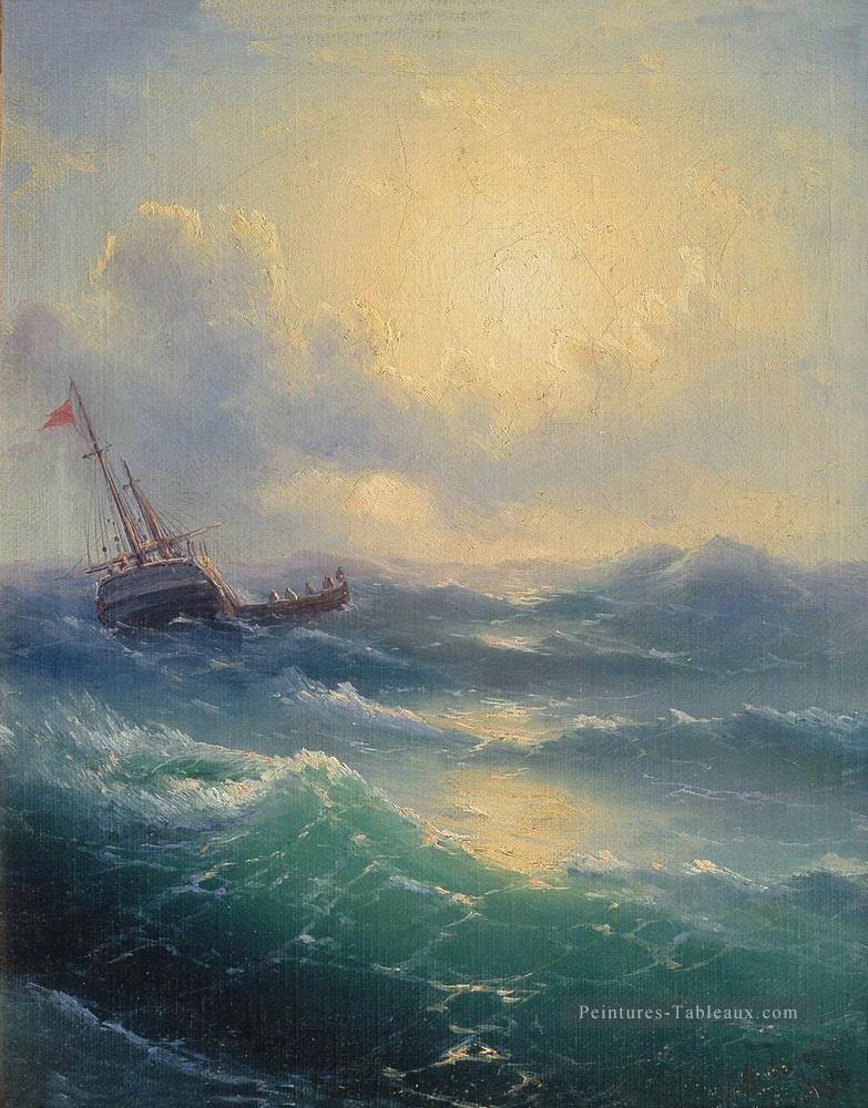 Ivan Aivazovsky mer 1898 Paysage marin Peintures à l'huile